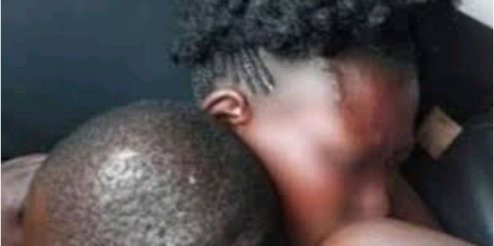 Cheating Husband and Side Chick Glued Together Like Super Glue,  Crowd Gathers as Drama Lasts 12 Hours