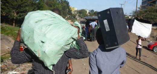 “Zimekatalia kwa Mgongo” Drama in Kitale as Thieves Return Stolen Goods Claiming They Were Bound to Their Backs