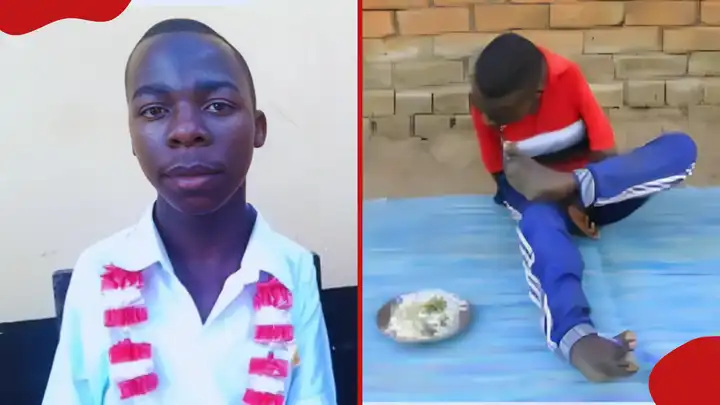 Joy as Student with Paralysed Hands, Using Feet to Write Completes High School