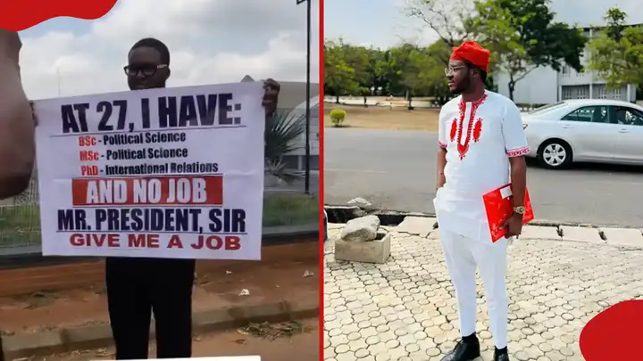 Unemployed PhD Holder Stands in the Streets, Seeks Job from President: “It Is Sad” — Dr. Kashiririka Offers Spiritual Guidance and Hope